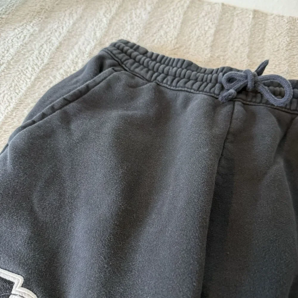 Adidas Disney Astronaut Mickey Black Drawstring Sweatpants Pockets Men’s Small‎